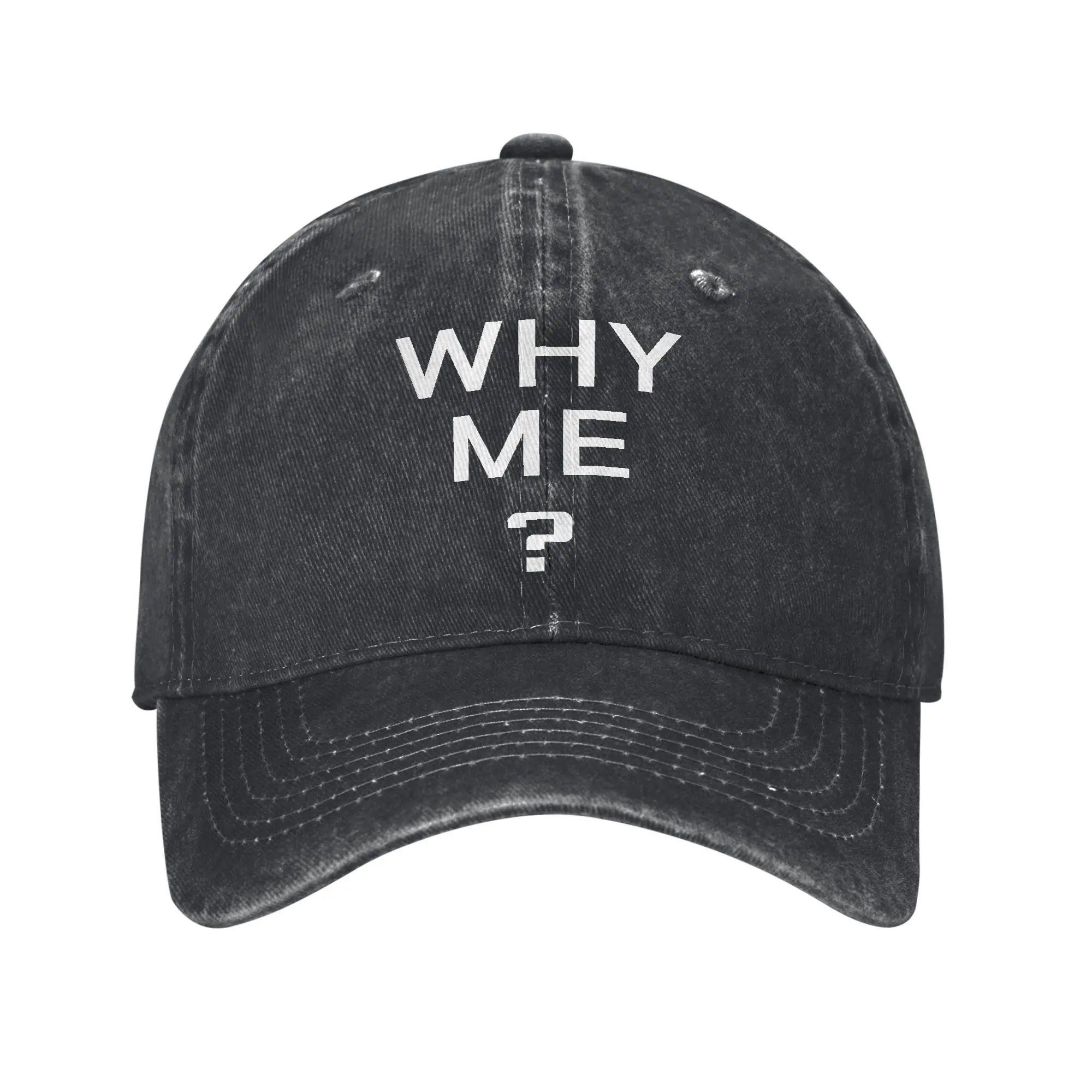 Why Me Death Stranding Spiel Baseballkappe Vintage Used Baumwolle Kopfbedeckung Für Männer Frauen Outdoor Workouts Verstellbare Passform Kappen Adjustable gray