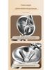 Pelador de Castañas y Cascanueces de Aleación de Aluminio, Herramienta Abre Nueces Multiusos