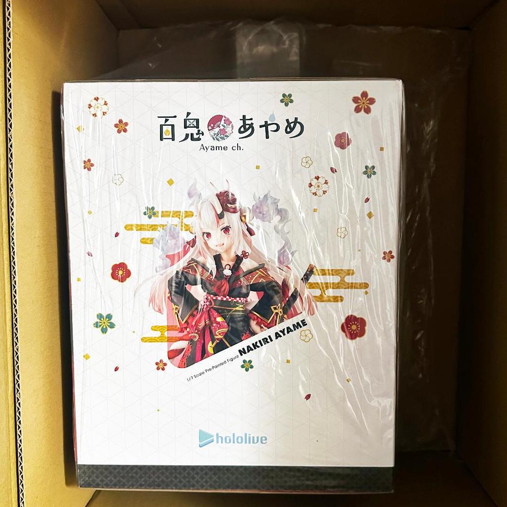 [USED] Kotobukiya Hololive Ayame Hyakki figure with limited edition "Nipah face part
