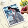 Disney Pearl Painting Seaside Pearl Princess Creative Art 5D Pearl Embroidery Cross Stitch Kit Handmade DIY Home and Room Decor Gift