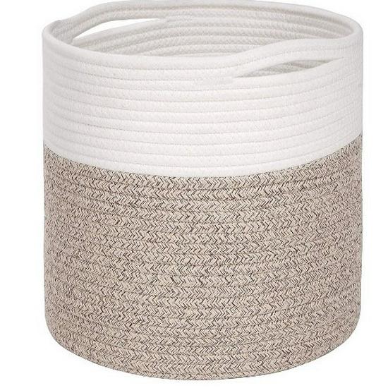 Woven Round Basket: Flower Pot, Storage, Home Decor, Laundry