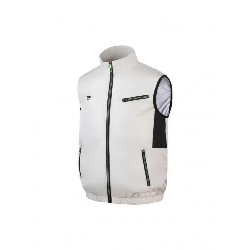 Men's Outdoor Cooling Vest with Fan for Heatstroke Prevention and Electric Welding Protection