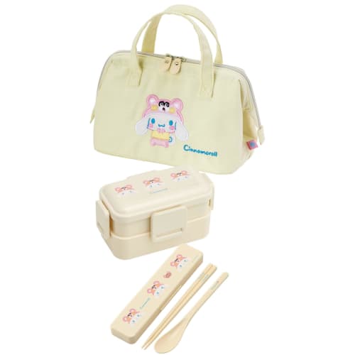 Skater Lunch Bag, Insulated, Clasp Purse, Women's, Sanrio Cinnamoroll Headwear, KGA1-A