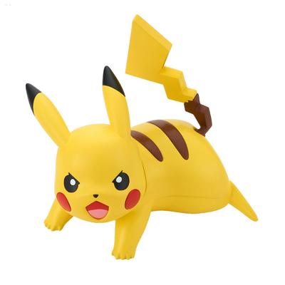 BANDAI SPIRITS Plastic Model Collection 03 Pikachu Plastic Model Pokémon Quick!! (Battle Pose) Pre-Colored