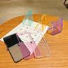 For Samsung Galaxy Z Flip 7 6 5 4 3 Flip6 Flip7 Flip5 Phone Case Glitter Candy Color Fold Shockproof Cover