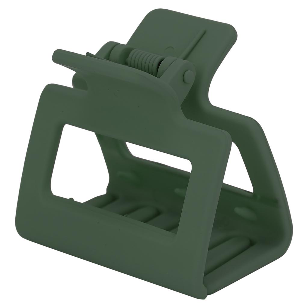 Rectangle Thick Hair Clamp Square Plastic Hair Claw Clips Hair Styling Jaw Clips for Girls WomenArmy Green