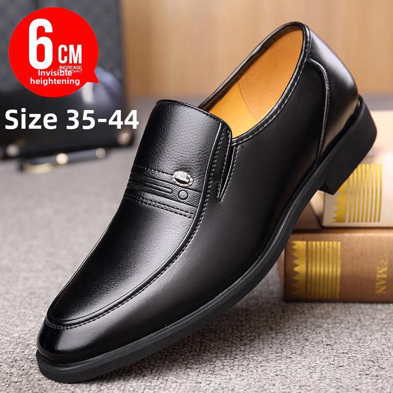 Herren Leder Schuhe mit Höhenerhöhung: Größen 35-50, Perfekt für Hochzeiten, Geschäftliches und Freizeitkleidung.