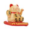 Cat Solar Powered   Size Bring in Wealth and Treasure Cute Smile   Maneki Neko for Car Bedroom