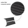 2PCS Car Interior Carbon Fiber Style Door Handle Cover Trim Sticker Decals for Mini Cooper F56 JCW Modification Accessories