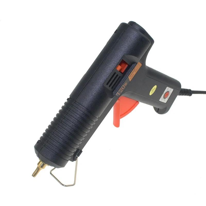 

Пистолет для расплавленного клея 20 Вт/25 Вт/60 Вт/100 Вт/120 Вт, переключатель температуры, инструмент для ремонта с 10 клеевыми стержнями 7 мм/11 мм us