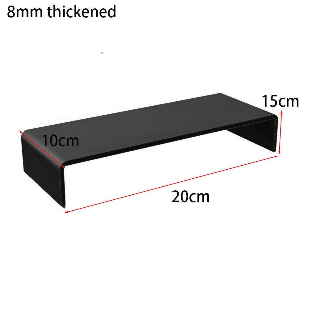 Acrylic Display Riser,Thicken 8mm Clear Display Shelf for Cupcake Stand,Figurines,Collectibles Kitchen Bathroom Home Organizer