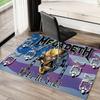 Rock Music Floor Mat Soft Thickened Absorbent Non-Slip Bedroom Living Room Door Mat Home Decor Flannel Rugs