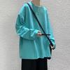 2025 Spring Men Hip Hop Baggy T-Shirt Men Long Sleeve Fashion Tees Cotton Luxury Brand Tops Casual Solid Color Male Tops Tees