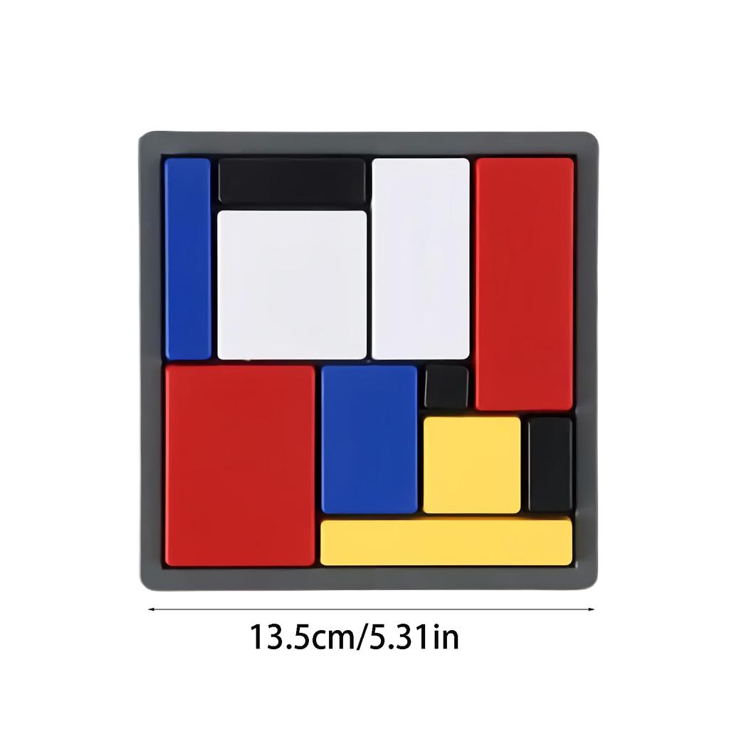 Fun Puzzle Brain Teaser Game, 88 Challenges for All Ages, 4 Difficulty Levels, Portable Educational Thinking Toy for Kids Adults