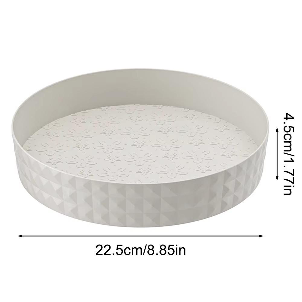 360 Rotating Kitchen Storage Tray Sturdy Seasoning Storage Turntable  Kitchen Accessories
