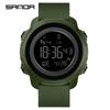 Sanda Waterproof Digital Watch with Step Counter, Calorie Tracker, Alarm, and Multifunctional Features for Outdoor Sports