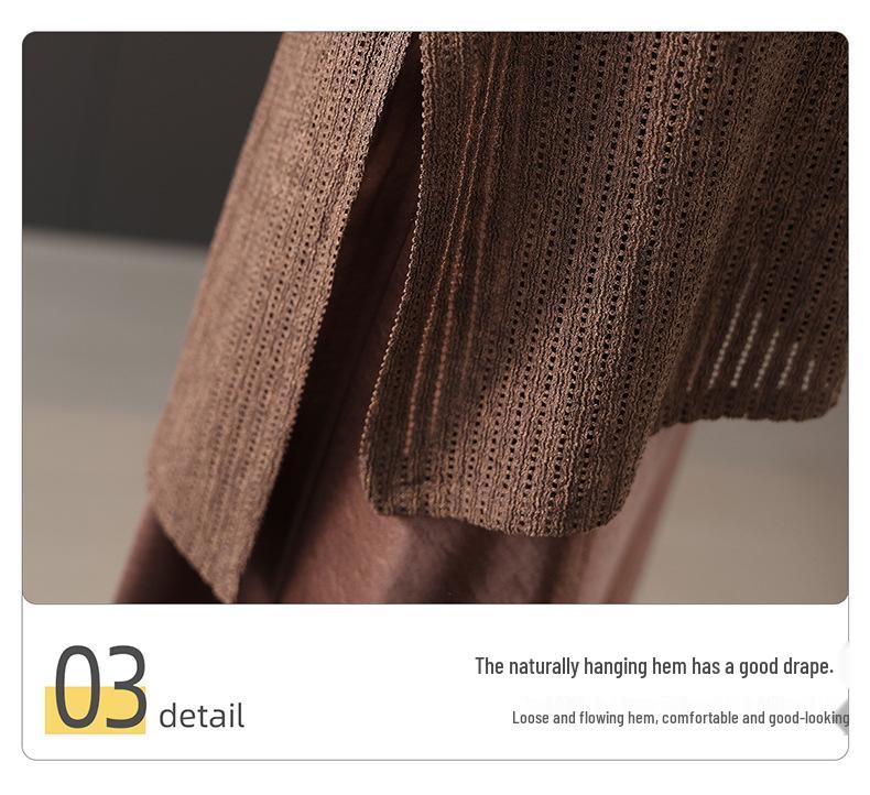 Stylish Midlife Women's Chic Chinese Spring 2026 Two-Piece Skirt and Top Set