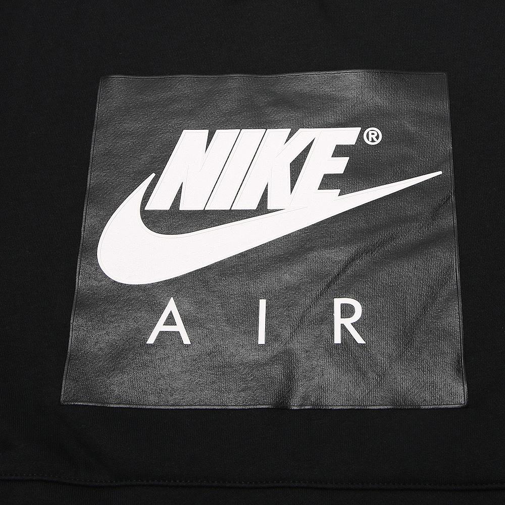 Nike Sportswear Air Mens Fleece Crew Sweatshirt Black 886051-010