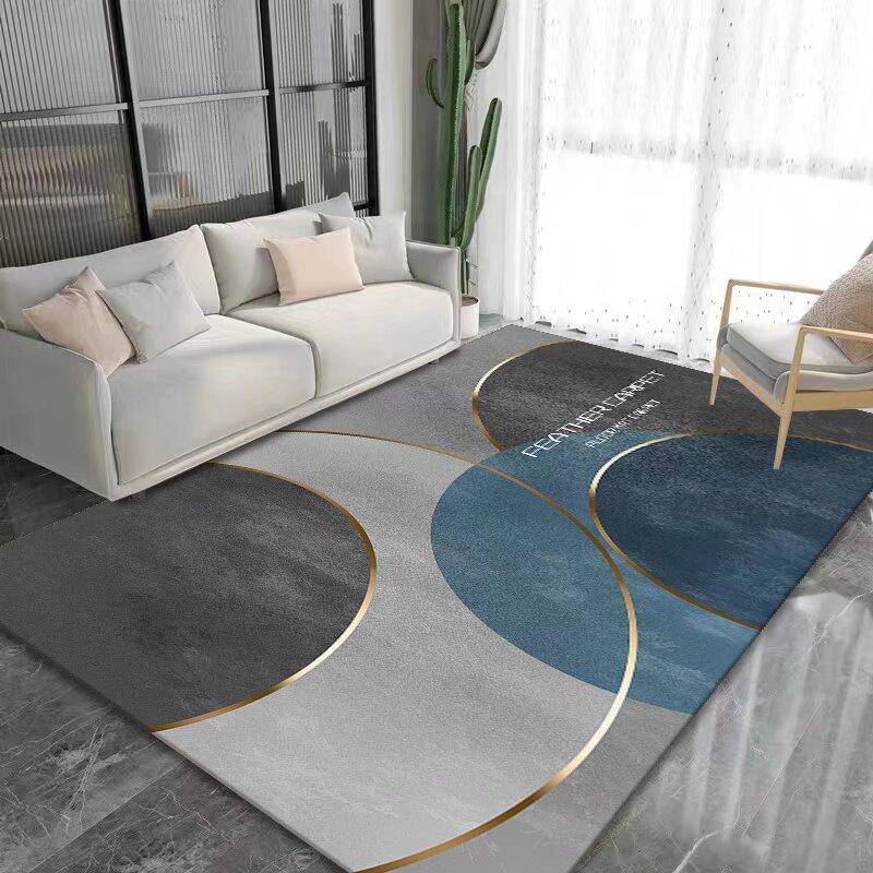 Luxury Gold Easy Cleaning Bedroom Decor Rug Non-slip High-quality Washroom Floor Mat IG Durable Living Room Carpet Skin-friendly
