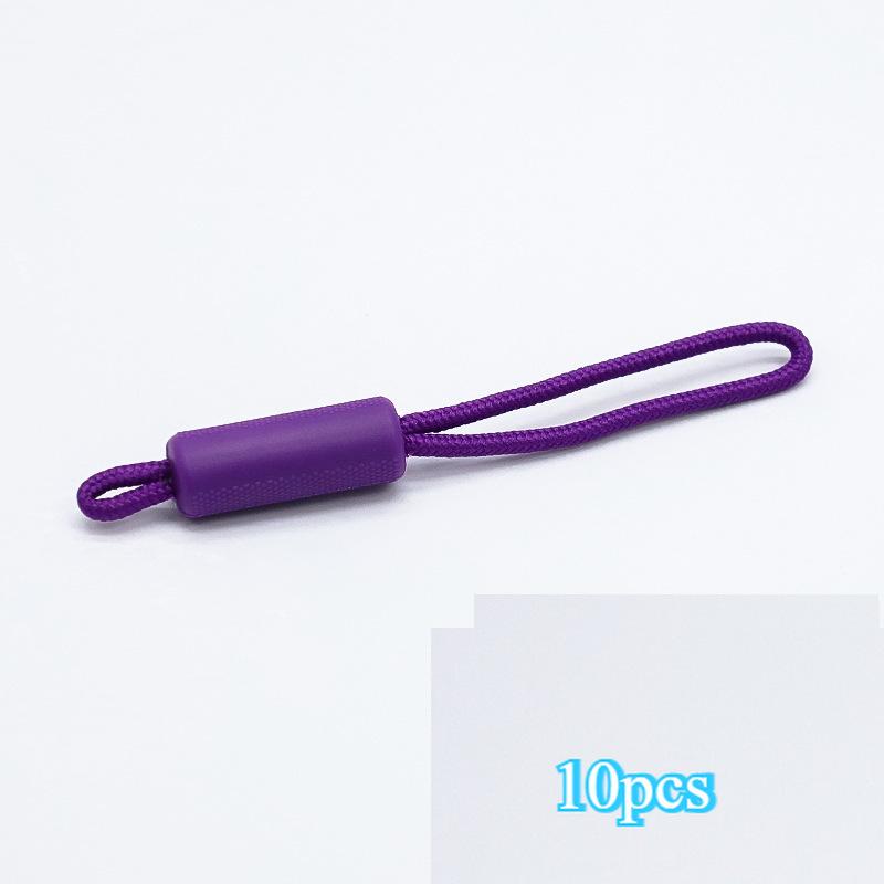 10PCS Long Handle Zipper Pullers Zipper Slider Extension Rope Garment Bag Zipper Repair Tools DIY Sewing Supplies