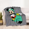 Mickey Mouse Castle Fantasy Blanket Soft & Cozy Perfect for Bed Sofa Seaside All-Season Use Digital Print Ideal Gift for Friends Family Couples Picnic