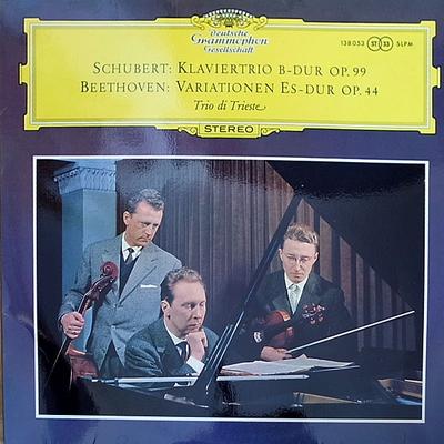 LP Record TRIO DI TRIESTE  FRANZ SCHUBERT    Schubert  Klavier Trio Op.99  Bee 138053 Deutsche Grammo Germany Classical Used
