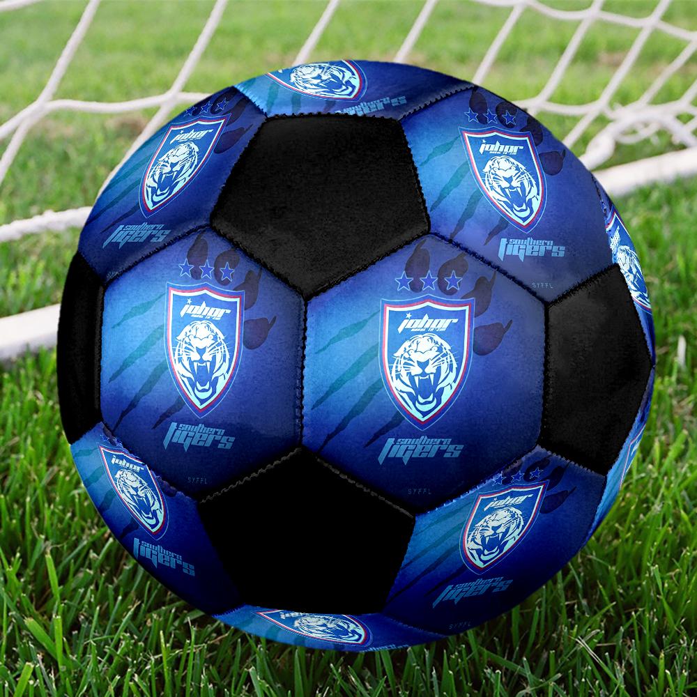 SIZE 5 Johor DT Soccer Ball Colorful All Ages Machine Stitched PVC Competition Ready Durable High-Bounce