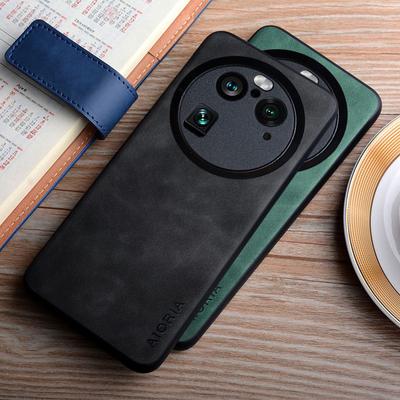 Case For Oppo Find X6 Pro Coque Silky Feel Fingerprint Proof Durable Leather Cover for Find X6 Pro Case Funda Capa
