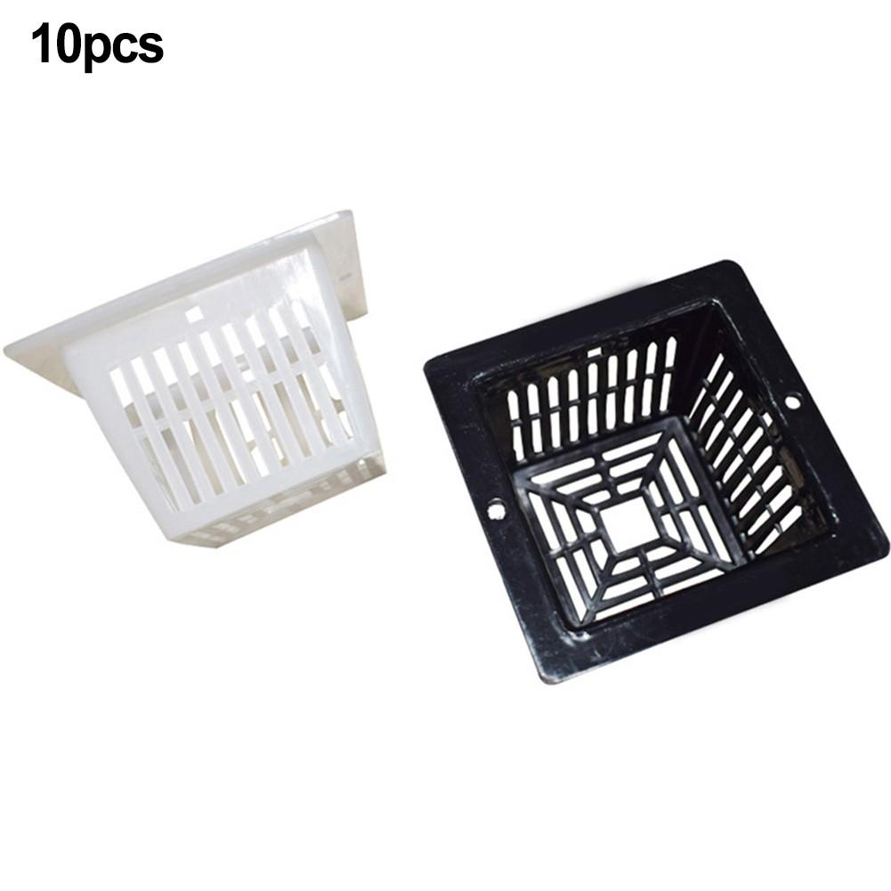 10 Pack of Plastic Net Pots for Efficient Aeration In Aquaponic Gardening