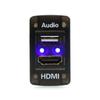 USB Input Port & HDMI Input Port Audio Parts Switch Hole Panel for Honda