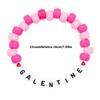 Creative Letter Bead Bracelet With/without Pendant Detail, Acrylic Design Wristlet For Teens Daily Accessories
