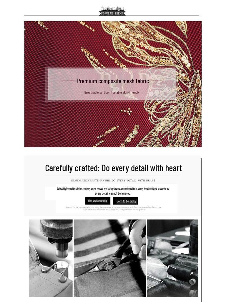 Elegant Autumn 2025 Cheongsam: Mother-of-the-Bride Dress