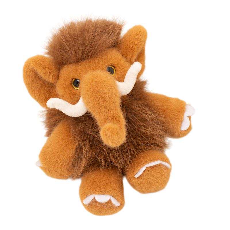 Nice Funny Simulation Elephant Strawberry Cat Mammoth Stuffed Animal Pp Cotton Realistic Stuffed Soft Mammoth Birthday Gift