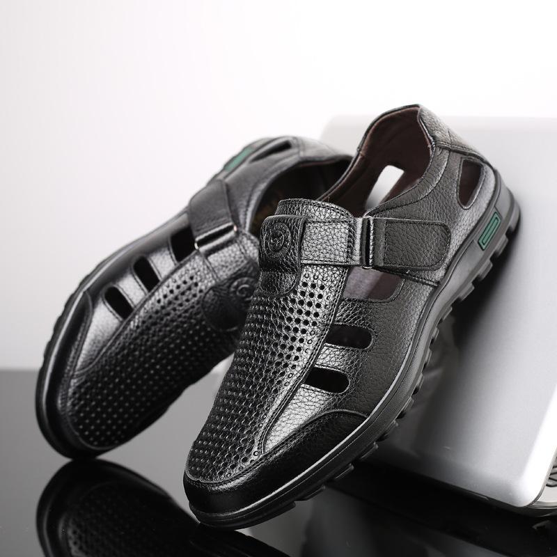 Summer Rome Fashion New Luxury Designer Father Soft Soled Beach Shoes for Men Gladiators Garden Casual Platform Sandals