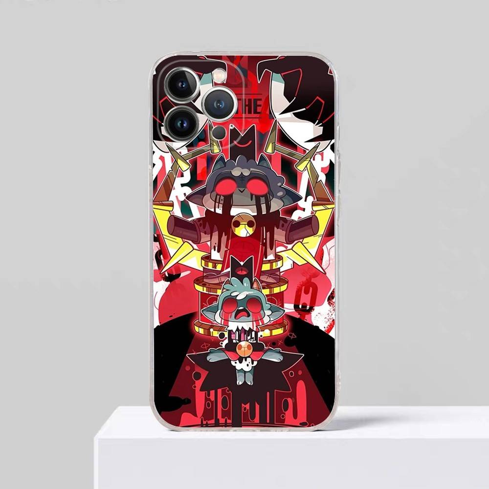 

C-Cult of The Lamb Game For iPhone 17 16 15 14 13 12 11 Pro Max Plus mini Funda For Transparent Cover iPhone 12
