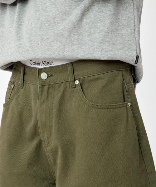 Tegseu Tx409 Bermuda Denim Shorts (Khaki)