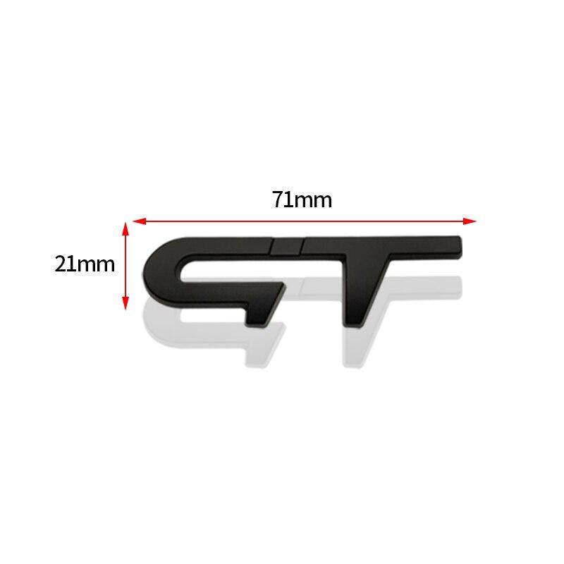 Metal GT Emblem Stickers Decal Car Logo Auto Styling for Renault Sport Megane 2 3 4 5 Duster Logan Clio Laguna 2 Captur Arkana