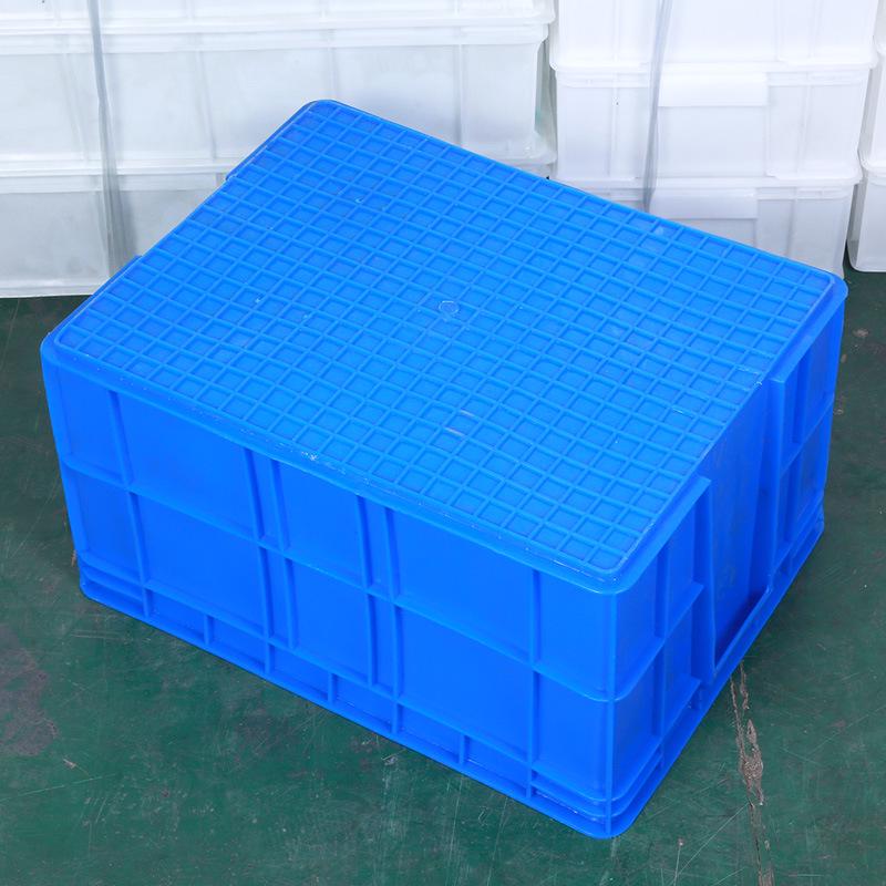 Durable PE Plastic Storage Box with Lid for Logistics and Food