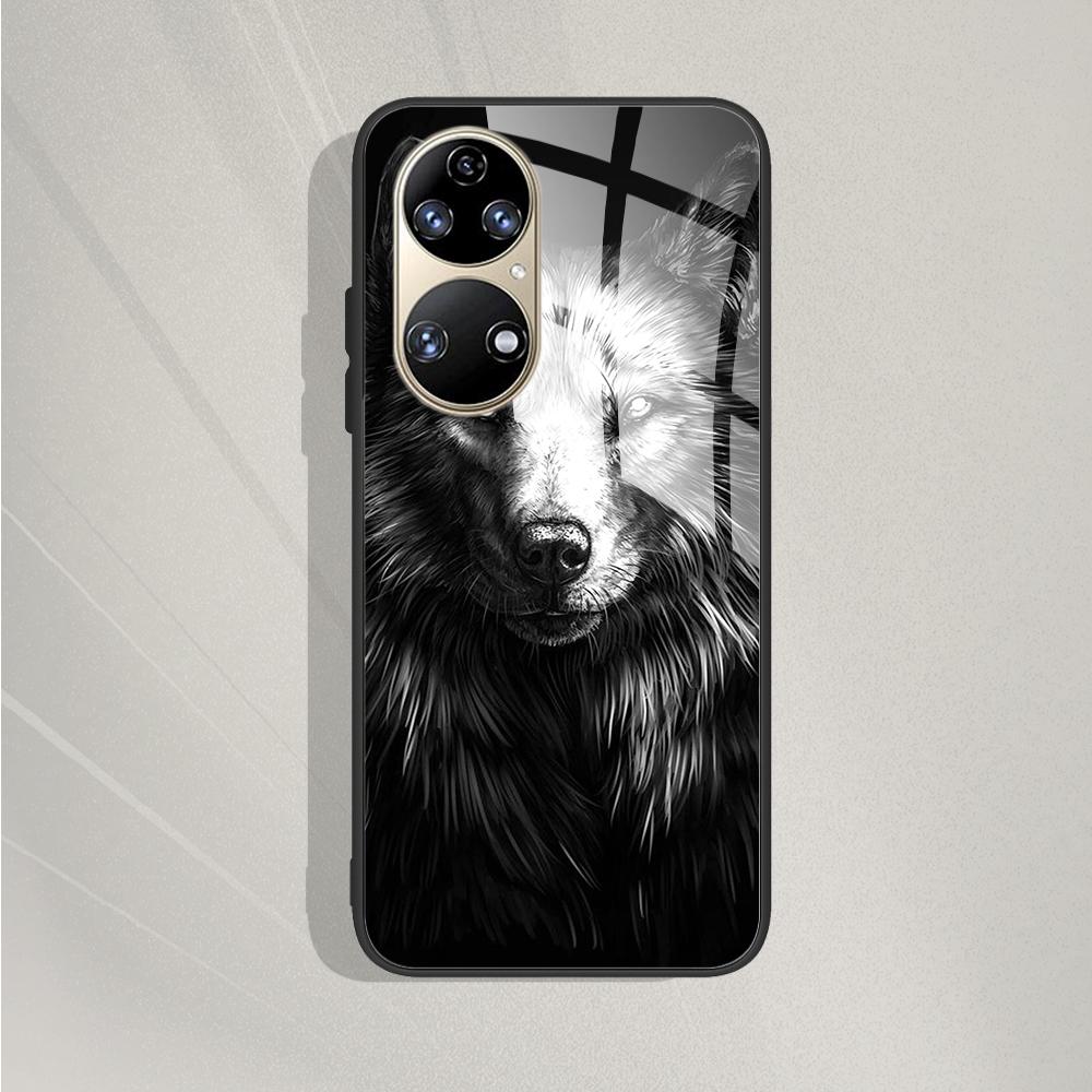 Pro Huawei P50 Pro Pouzdro P50E P 50 Luxusní tvrzené sklo Kryt telefonu Pro Huawei P50 Zadní kryt Módní ochranné TPU Coque P50Pro