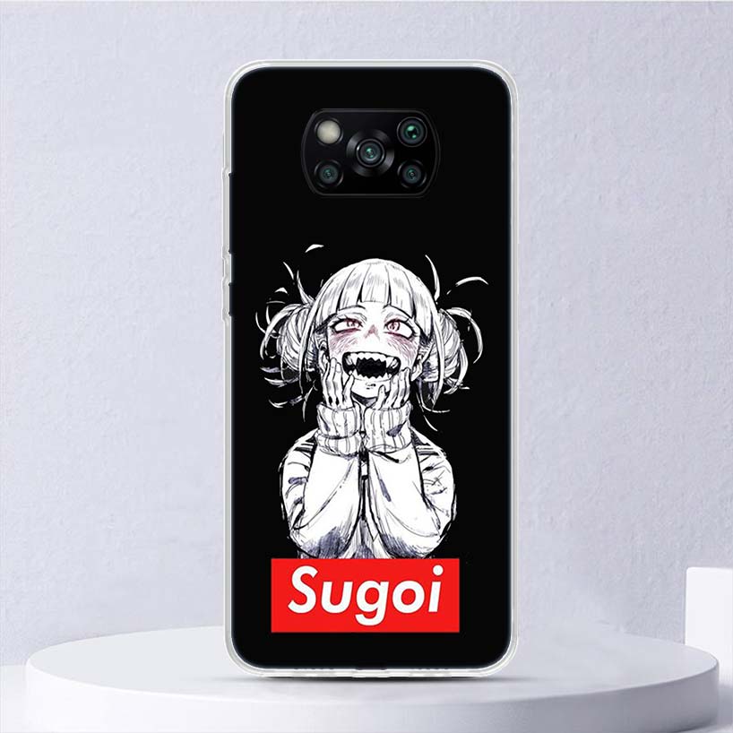 Sugoi Senpai Japanese Anime Waifu Soft Case For Xiaomi Poco X3 NFC X4 M4 Pro M3 M2 Phone Cover F3 F2 F1 Mi Note 10 Lite A3 A2 A1