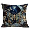 New Imitation 3d Butterfly Printed Pillowcase Retro Home Sofa Cushion Pillowcase Decoration