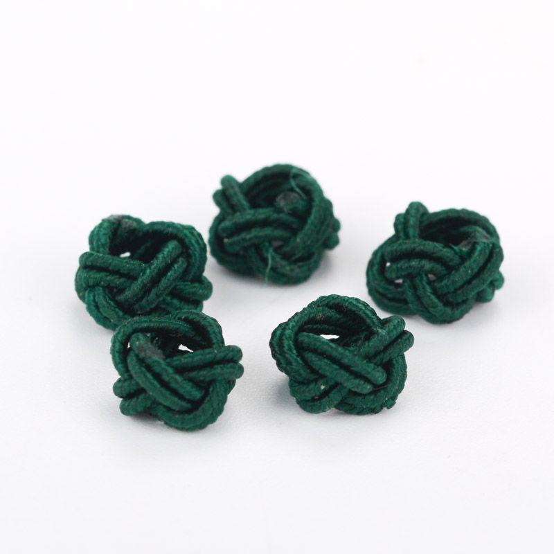 

DIY Small Pineapple Hand-Knitted Rope Material Package Coil Dark green 100 pack
