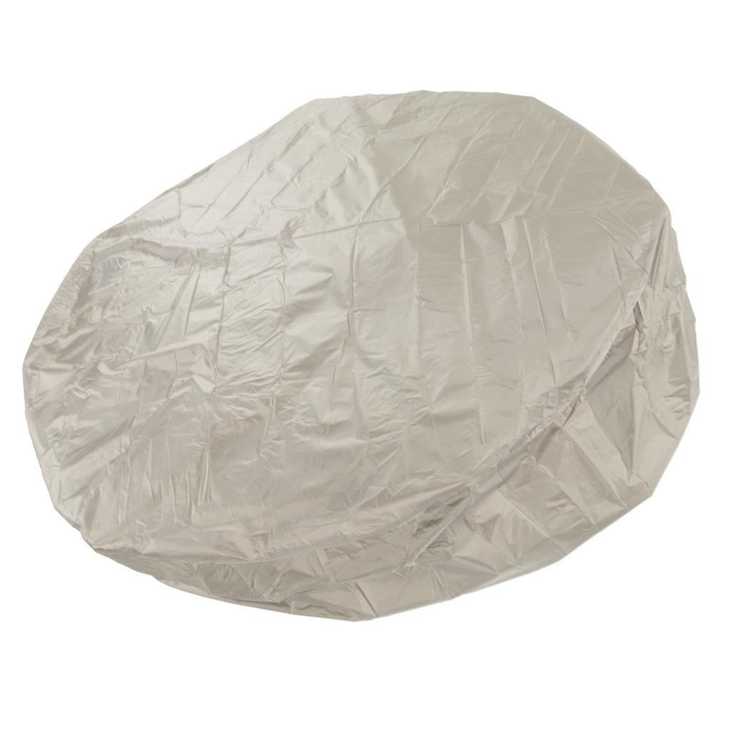 Outdoor Furniture Dust Covers Round Bathtub Cover 190 Silver Polyester Taffeta Hot Tub Waterproof Cover