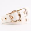 Chic Womens Korean Style Pu Belt With Eyecatching Buckle Options And Trendy Color Selections For Fall