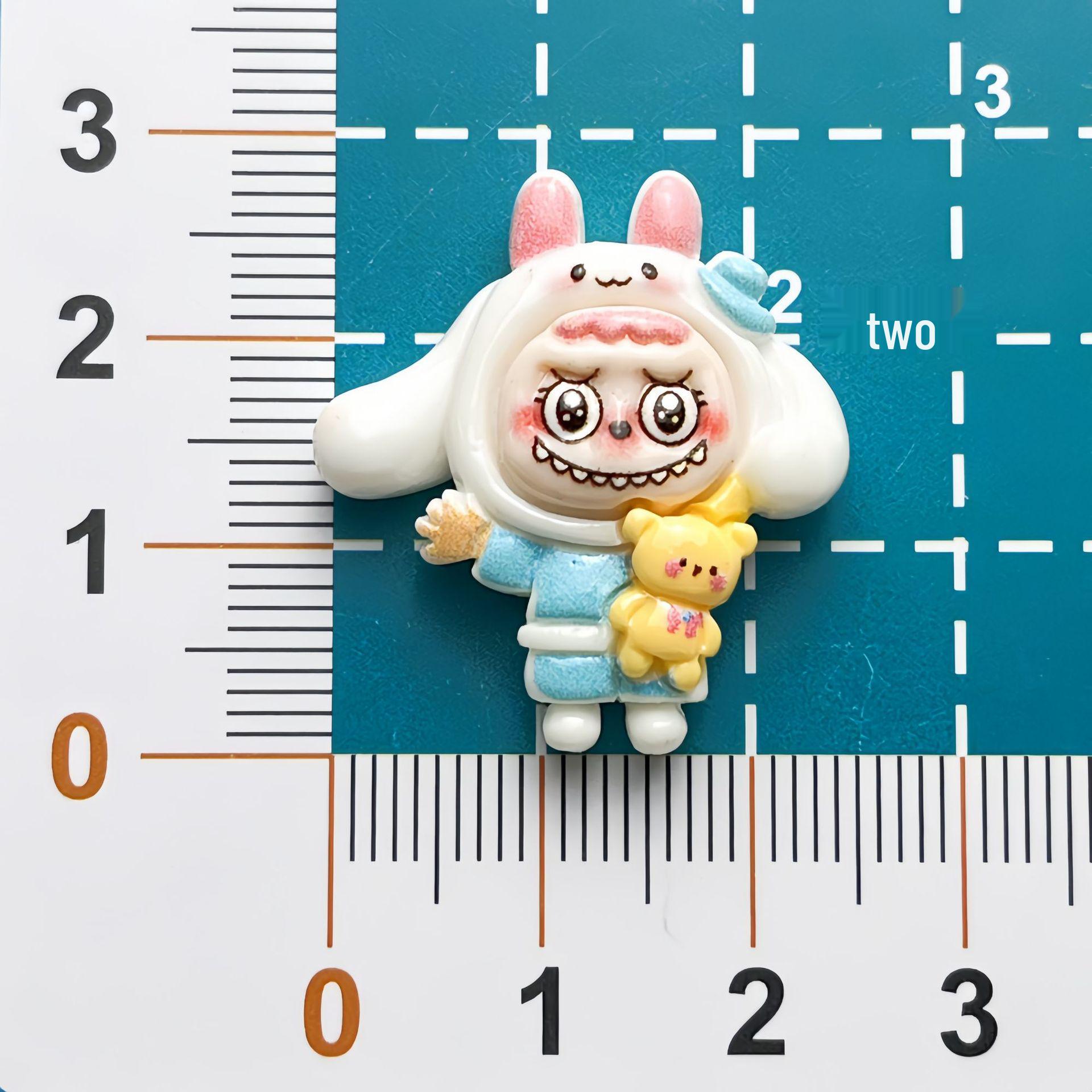 Cartoon Glossy Cosplay DIY Resin Hair Clip & Shoe Buckle Stickers Decoration Kit