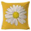 Home Decoration Pillowcase Set Watercolor Plaid Sunflower Pillowcase Spring High-end Home Cushion Cover