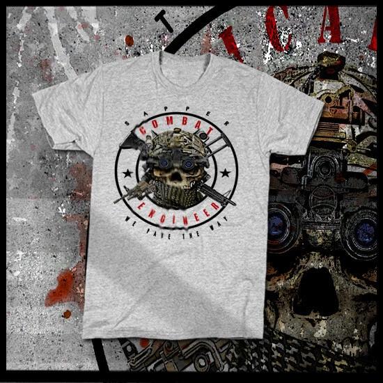 Combat Engineer Army Sapper T-Shirt Military Special Forces Airborne Ranger New M