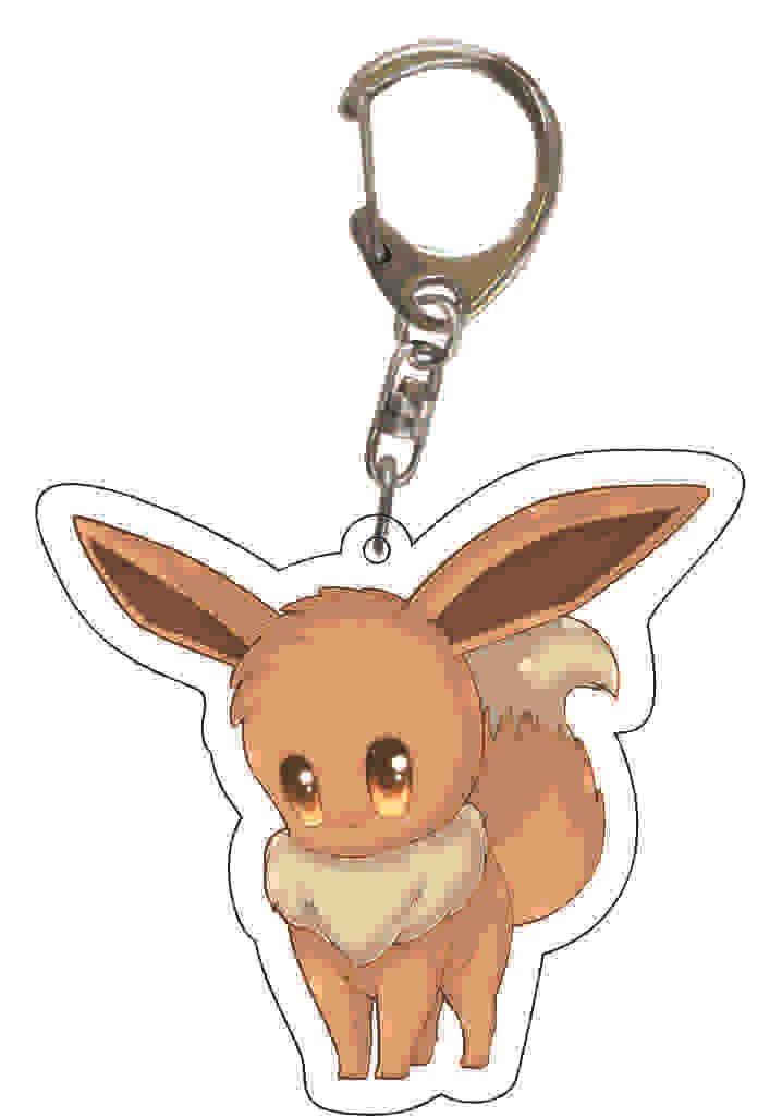 Eevee Pokémon Acrylic Keychain 55mm