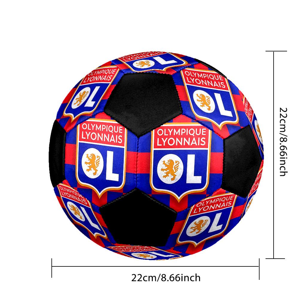 1 Stück OL Größe 5 Fußball PrahaHallenfußball Ball Bunt Alle Altersgruppen Maschinengenäht PVC Wettkampfbereit Langlebig Hoher Rückprall