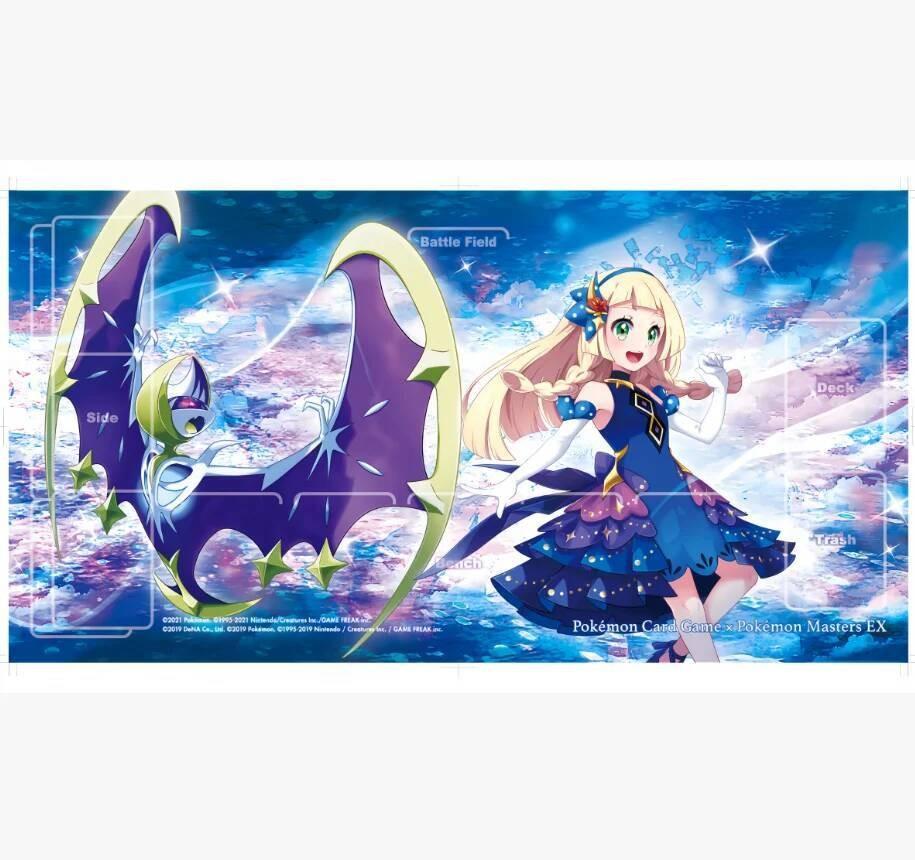 Chibi Dinosaur Mouse Pad Large Desk Mat with Card Layout for TCG Players